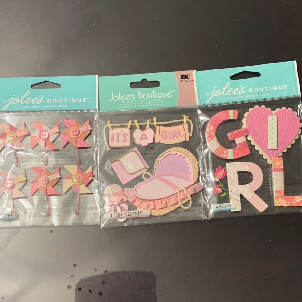 Pink and Gold Home Design Stickers